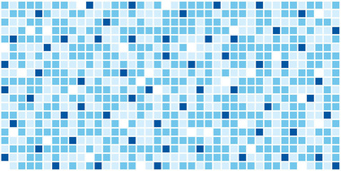 Декоративная панель ПВХ Мозайка синяя оптом